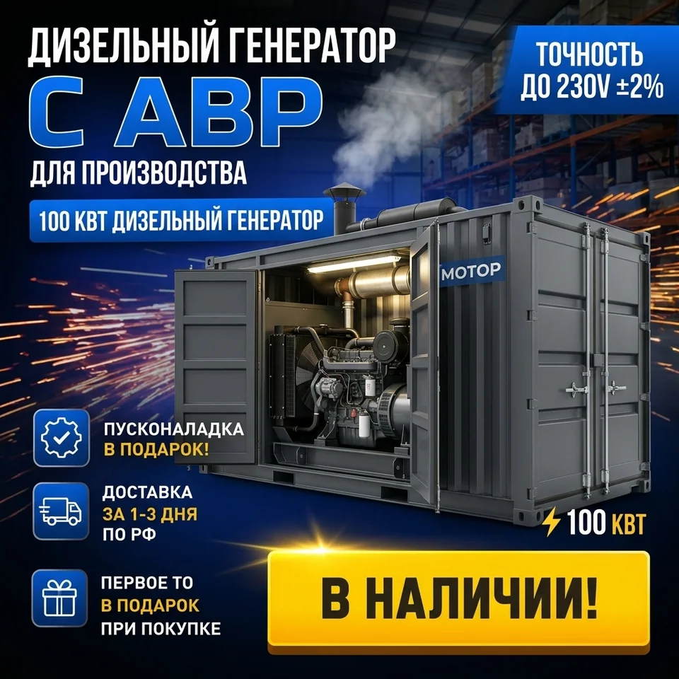 Оффер ДГУ 100 кВт с АВР