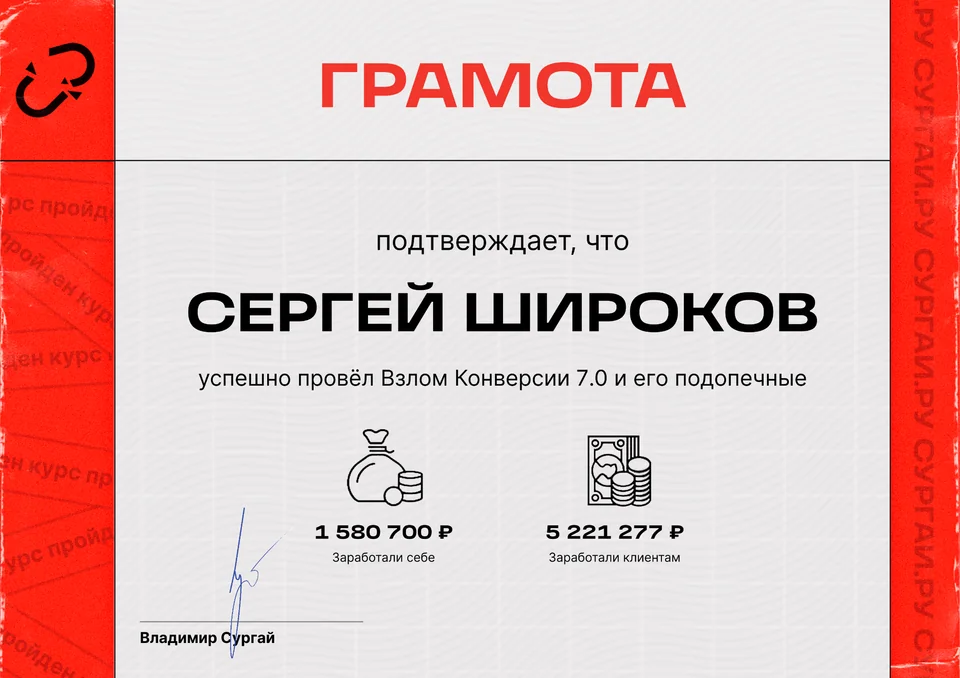 «Взлом конверсии 7.0»