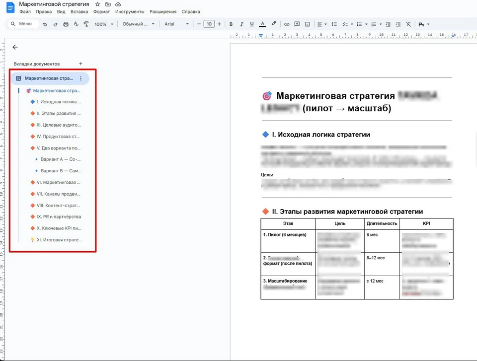 Маркетинговая стратегия