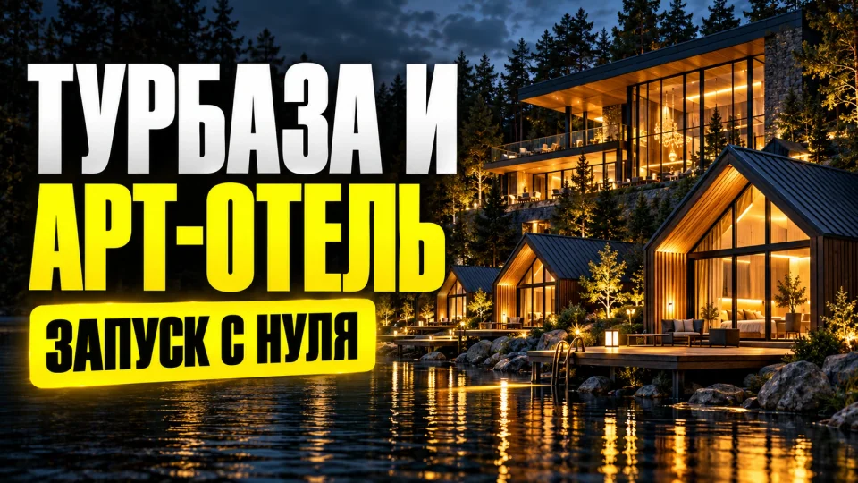 Турбаза и арт-отель с нуля